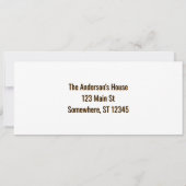 ハロウィン不気味ムービー招待状 招待状 (裏面)