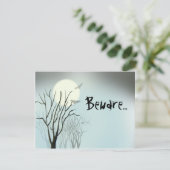 ハロウィン不気味ムーン 招待状 (スタンド正面)