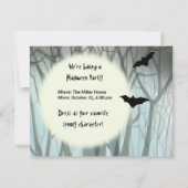 ハロウィン不気味ムーン 招待状 (裏面)