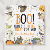 ハロウィン不気味メッセージカード フェイバータグ (正面)