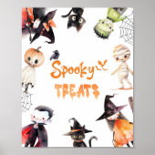 ハロウィン不気味モンスターコスチュームパーティー ポスター (正面)