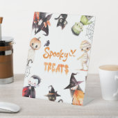 ハロウィン不気味モンスターコスチュームパーティー 台座サイン (インサイチュ)