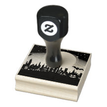 ハロウィン不気味ランドスケープインクスタンプ