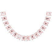 ハロウィン不気味ワンかわいい幽霊1歳の誕生日パーティー バンティングフラッグ (全)