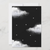 ハロウィン不気味ワンファースト誕生日 招待状 (裏面)