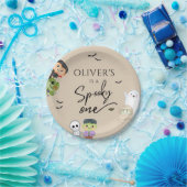 ハロウィン不気味ワン誕生日 ペーパープレート (パーティー)