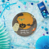 ハロウィン不気味ワン誕生日 ペーパープレート (パーティー)