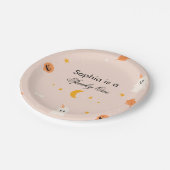 ハロウィン不気味ワン ペーパープレート (アングル)