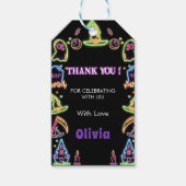 ハロウィン不気味ーグローダーク誕生日パーティー ギフトタグ (正面)