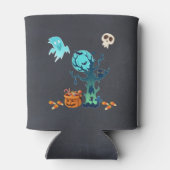 ハロウィン不気味不気味な幽霊たちこうもりスカル&キャンディ 缶クーラー (裏面)