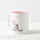 ハロウィン不気味先生 ツートーンマグカップ (正面左)