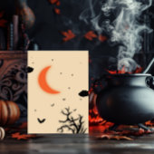 ハロウィン不気味墓地シルエットパーティー 招待状