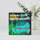 ハロウィン不気味墓地パーティー 招待状 (スタンド正面)