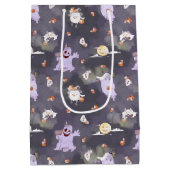 ハロウィン不気味幽霊たち抱き枕 ミディアムペーパーバッグ (裏面)