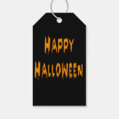 ハロウィン不気味幽霊キャットこうもりハ幽霊のよく出るウス ギフトタグ (裏面)
