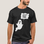 ハロウィン不気味幽霊グラフィックノベルティ衣装2 Tシャツ (正面)