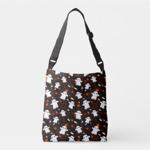 ハロウィン不気味幽霊スパイダースキャンディ クロスボディバッグ