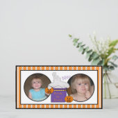 ハロウィン不気味幽霊フォトカード シーズンカード (スタンド正面)