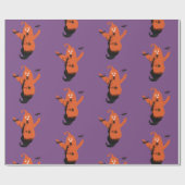 ハロウィン不気味幽霊包装紙 ラッピングペーパー (フラット)