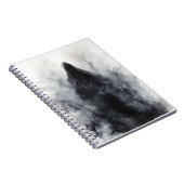 ハロウィン不気味幽霊怖い秋の季節 ノートブック (右側)