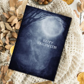 ハロウィン不気味幽霊満月の夜 カード