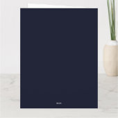 ハロウィン不気味幽霊満月の夜 サンキューカード (裏面)