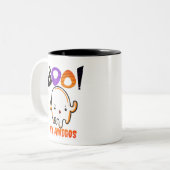 ハロウィン不気味幽霊装飾用クッション ツートーンマグカップ (正面左)