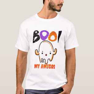 ハロウィン不気味幽霊装飾用クッション Tシャツ