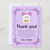 ハロウィン不気味幽霊誕生日サンキューカード 招待状 (正面)