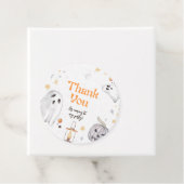 ハロウィン不気味幽霊誕生日サークルありがとう フェイバータグ (インサイチュ)