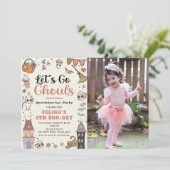 ハロウィン不気味幽霊誕生日レッツグール 招待状 (スタンド正面)