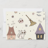 ハロウィン不気味幽霊誕生日レッツグール 招待状 (裏面)