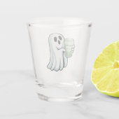 ハロウィン不気味幽霊飲み抹茶ドリンク ショットグラス (裏面)
