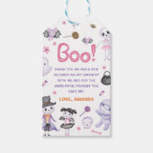 ハロウィン不気味幽霊1歳の誕生日パーティー ギフトタグ (正面)