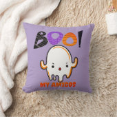 ハロウィン不気味幽霊 クッション (ブランケット)