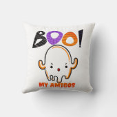 ハロウィン不気味幽霊 クッション (裏面)