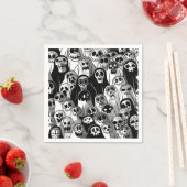 ハロウィン不気味幽霊 スタンダードカクテルナプキン (インサイチュ)