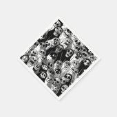 ハロウィン不気味幽霊 スタンダードカクテルナプキン (角)