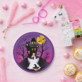 ハロウィン不気味幽霊 ペーパープレート (パーティー)