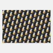 ハロウィン不気味幽霊 ラッピングペーパーシート (正面)