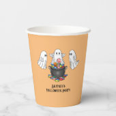 ハロウィン不気味幽霊 紙コップ (裏面)