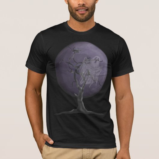 ハロウィン不気味幽霊 Tシャツ (正面)