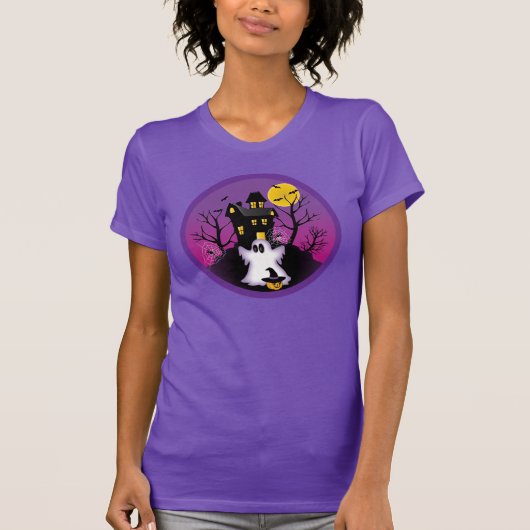 ハロウィン不気味幽霊 Tシャツ (正面)
