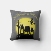 ハロウィン不気味怖いウィッチハ幽霊のよく出るウス クッション (正面)