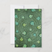 ハロウィン不気味怖いゾンビ衣装パーティーおもしろい 招待状 (正面)