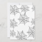 ハロウィン不気味招待状 招待状 (裏面)