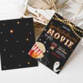 ハロウィン不気味映画ナイトパーティー 招待状