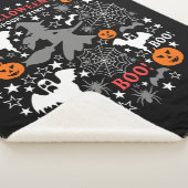 ハロウィン不気味時間 シェルパブランケット (3/4)