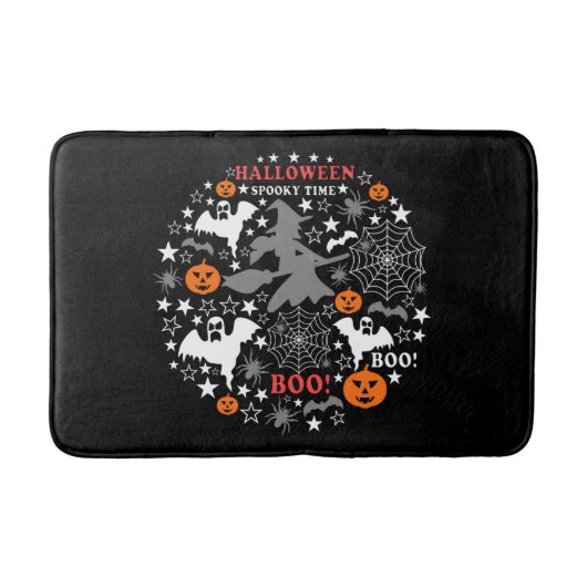 ハロウィン不気味時間 バスマット (正面)
