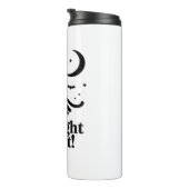 ハロウィン不気味猫とスタイリッシュ猫のインスパイア猫 タンブラー (回転右)